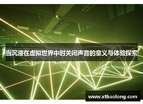 当沉浸在虚拟世界中时关闭声音的意义与体验探索